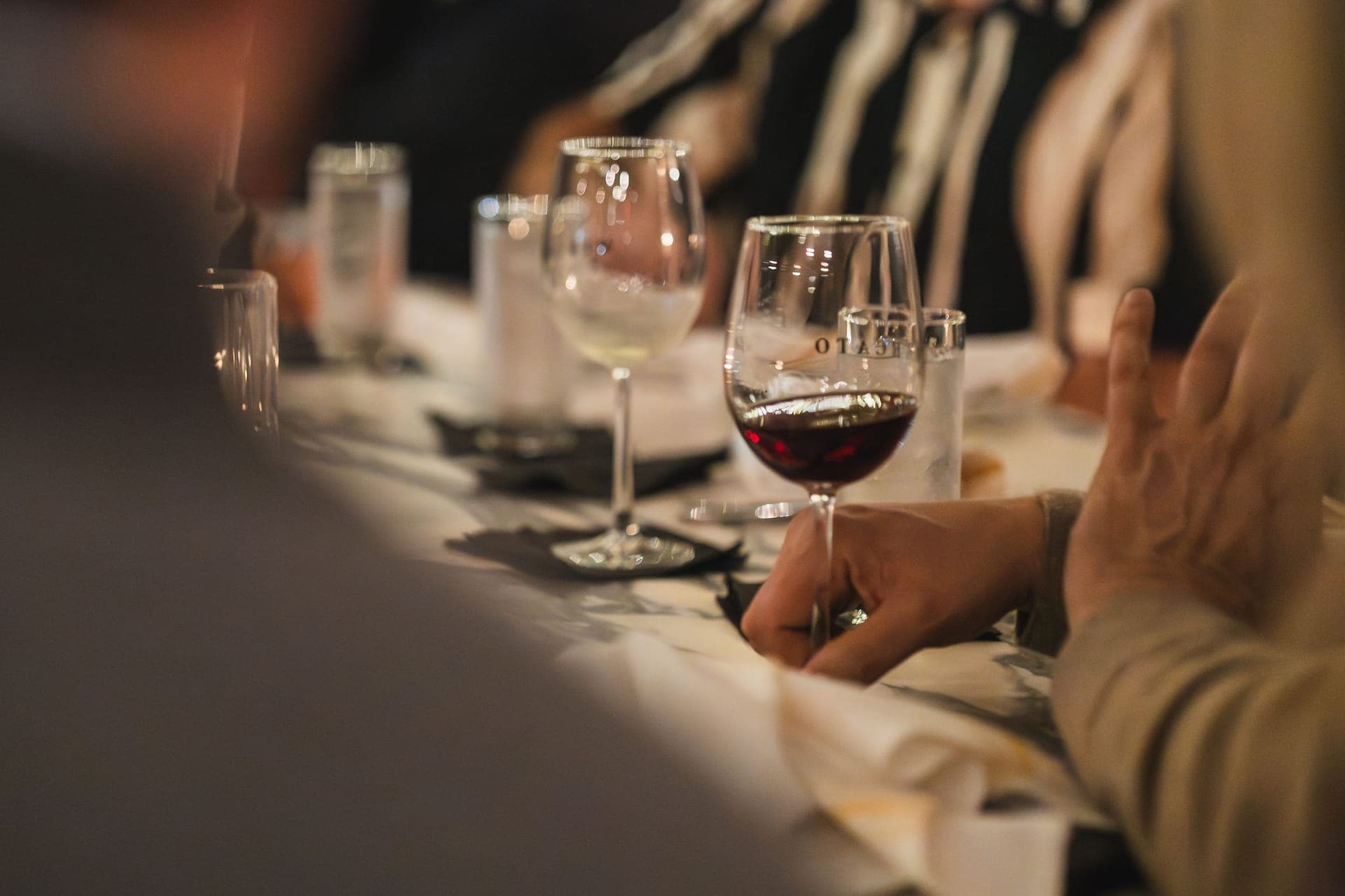 Private dining space at Mercato